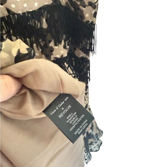 House of Harlow X Revolve Nanda Dress in Black Vintage Floral - Picture 3 of 8